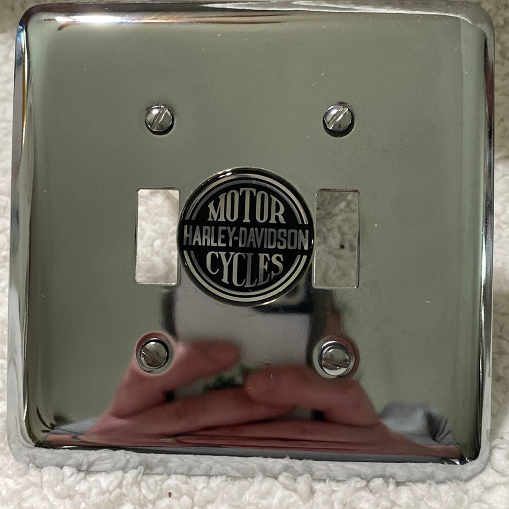 Official license Harley Davidson double switch plate  2003